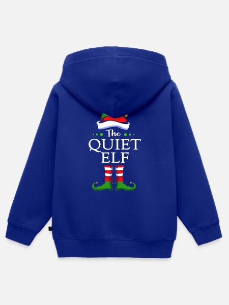 Elfe Elf Weihnachtsgeschenk - Kinder Premium Organic Zip Hoodie - Royalblau