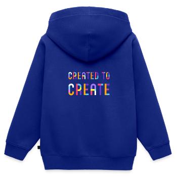 Painter Craftsman Profession Quote Gift - Kids Premium Organic Zip-up Hoodie - royal blue - Back - AI Model Kid Male (0cm)