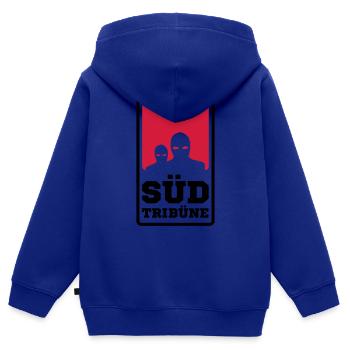 South Tribune - Kids Premium Organic Zip-up Hoodie - royal blue - Back - AI Model Kid Male (0cm)