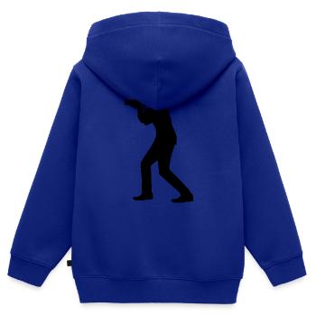 camera kamera photographer fotograf photograf - Kinder Premium Organic Zip Hoodie - Royalblau - Hinten - AI Model Kid Male (0cm)