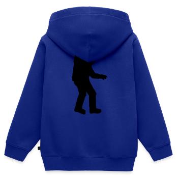 Astronaute - Sweat Premium à capuche zippé enfant bio - bleu roi - Dos - AI Model Kid Male (0cm)