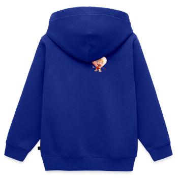 Pocket Cupid Verspielte Liebespfeile zum Valentinstag T - Kinder Premium Organic Zip Hoodie - Royalblau - Hinten - AI Model Kid Male (0cm)