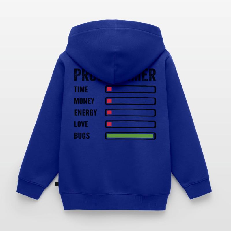 développeur humour programmeur codeur code Sweat Premium à capuche zippé enfant bio