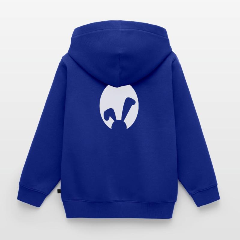 Easter Egg Easter Schlappohr Easter Easter Egg Kids Premium Organic Zip-up Hoodie