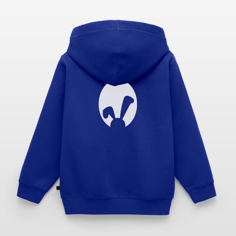 Easter Egg Easter Schlappohr Easter Easter Egg Kids Premium Organic Zip-up Hoodie