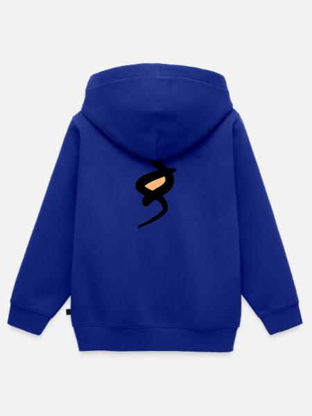 Paragraf Symbol, § Paragraph Zeichen. Recht. - Premium børne zip-hættetrøje økologisk - kongeblå