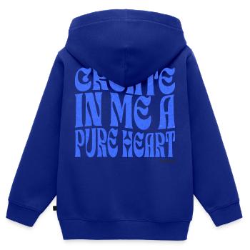 Christianity Christian Bible Verse - Kids Premium Organic Zip-up Hoodie - royal blue - Back - AI Model Kid Male (0cm)