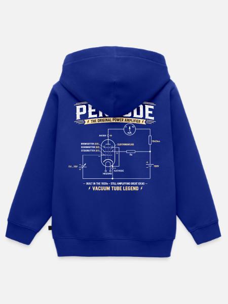 Pentode - Eine Legende der Röhrenelektronik - Kinder Premium Organic Zip Hoodie - Royalblau