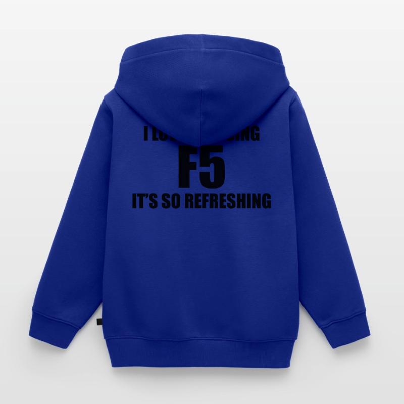 I love pressing Programming Computer Science Gift Kids Premium Organic Zip-up Hoodie