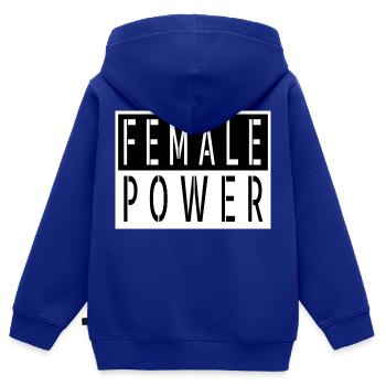 all people blackhistory cool black obama - Kids Premium Organic Zip-up Hoodie - royal blue - Back - AI Model Kid Male (0cm)