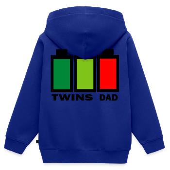 Schwangerschaft Babyparty Babyshower Boy Girl - Kinder Premium Organic Zip Hoodie - Royalblau - Hinten - AI Model Kid Male (0cm)