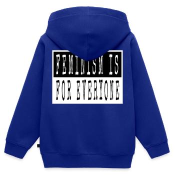 statement calendaring woman humor when there - Kids Premium Organic Zip-up Hoodie - royal blue - Back - AI Model Kid Male (0cm)