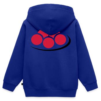 Schwarzwald-Bollenhut-Piktogramm - Kinder Premium Organic Zip Hoodie - Royalblau - Hinten - AI Model Kid Male (0cm)