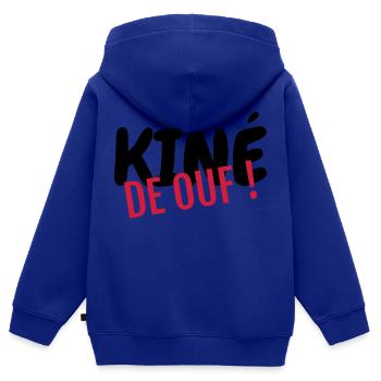 Krankengymnast / Krankengymnastin / Physio / - Kinder Premium Organic Zip Hoodie - Royalblau - Hinten - AI Model Kid Male (0cm)