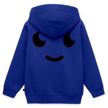 Sweet eyes - Kinder Premium Organic Zip Hoodie - Royalblau - Hinten - AI Model Kid Male (0cm)