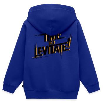 Zeit zum Schweben - Kinder Premium Organic Zip Hoodie - Royalblau - Hinten - AI Model Kid Male (0cm)