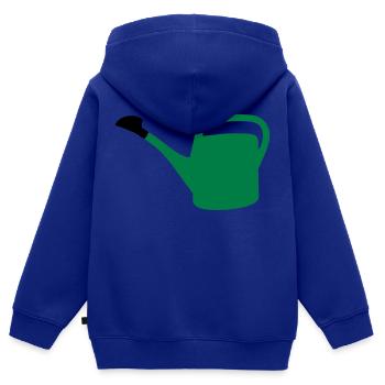 Gießkanne - Kinder Premium Organic Zip Hoodie - Royalblau - Hinten - AI Model Kid Male (0cm)