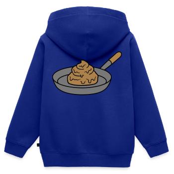 kacke scheisse kot ekelig ekelhaft koechin grillen - Kinder Premium Organic Zip Hoodie - Royalblau - Hinten - AI Model Kid Male (0cm)