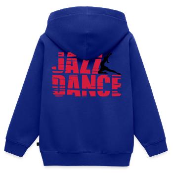 Jazz Dance - Kinder Premium Organic Zip Hoodie - Royalblau - Hinten - AI Model Kid Male (0cm)