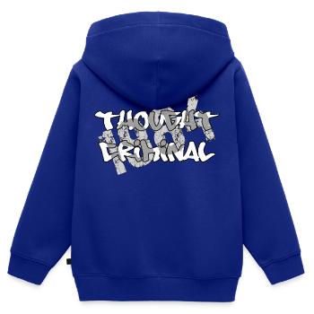 Thought Criminal - 1984 - Kids Premium Organic Zip-up Hoodie - royal blue - Back - AI Model Kid Male (0cm)