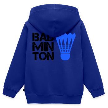 federball Badminton - Kinder Premium Organic Zip Hoodie - Royalblau - Hinten - AI Model Kid Male (0cm)