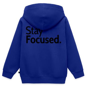 text camera photographer taking pictures digitally - Kids Premium Organic Zip-up Hoodie - royal blue - Back - AI Model Kid Male (0cm)