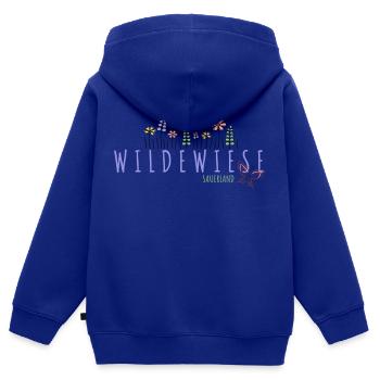 Wildewiese im Sauerland - Kinder Premium Organic Zip Hoodie - Royalblau - Hinten - AI Model Kid Male (0cm)