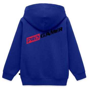 eSport Pro Gamer - Kinder Premium Organic Zip Hoodie - Royalblau - Hinten - AI Model Kid Male (0cm)