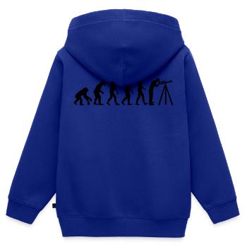 Astronomie - Kinder Premium Organic Zip Hoodie - Royalblau - Hinten - AI Model Kid Male (0cm)