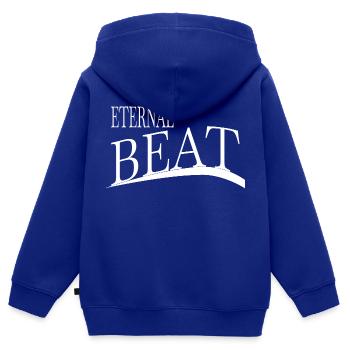 bday timeless quotes geek rhythmic movement - Kinder Premium Organic Zip Hoodie - Royalblau - Hinten - AI Model Kid Male (0cm)