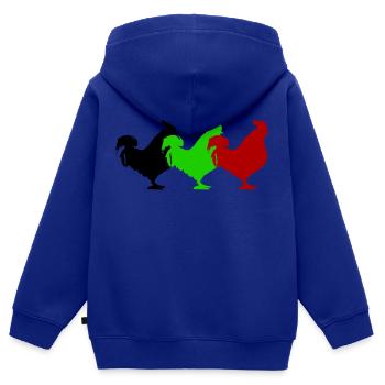 Robinet - Sweat Premium à capuche zippé enfant bio - bleu roi - Dos - AI Model Kid Male (0cm)