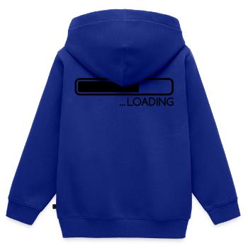 loading_1___f1 - Kinder Premium Organic Zip Hoodie - Royalblau - Hinten - AI Model Kid Male (0cm)