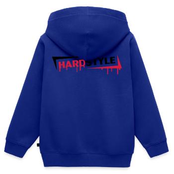 Hardstyle Graffiti - Kinder Premium Organic Zip Hoodie - Royalblau - Hinten - AI Model Kid Male (0cm)