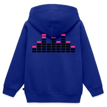 Equalizer - Kids Premium Organic Zip-up Hoodie - royal blue - Back - AI Model Kid Male (0cm)