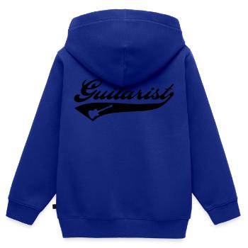 Guitarist - Kids Premium Organic Zip-up Hoodie - royal blue - Back - AI Model Kid Male (0cm)