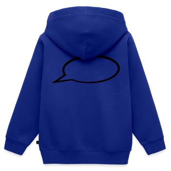 Ballon - Sweat Premium à capuche zippé enfant bio - bleu roi - Dos - AI Model Kid Male (0cm)
