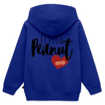 Little Peanut - Kids Premium Organic Zip-up Hoodie - royal blue - Back - AI Model Kid Male (0cm)
