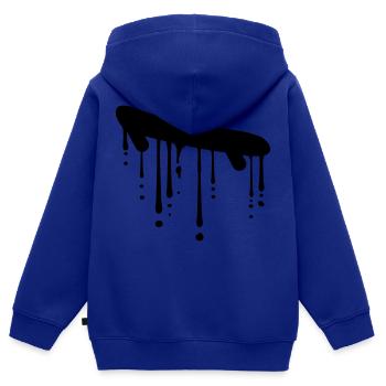 skateboard drops graffiti design skater jump s - Kids Premium Organic Zip-up Hoodie - royal blue - Back - AI Model Kid Male (0cm)