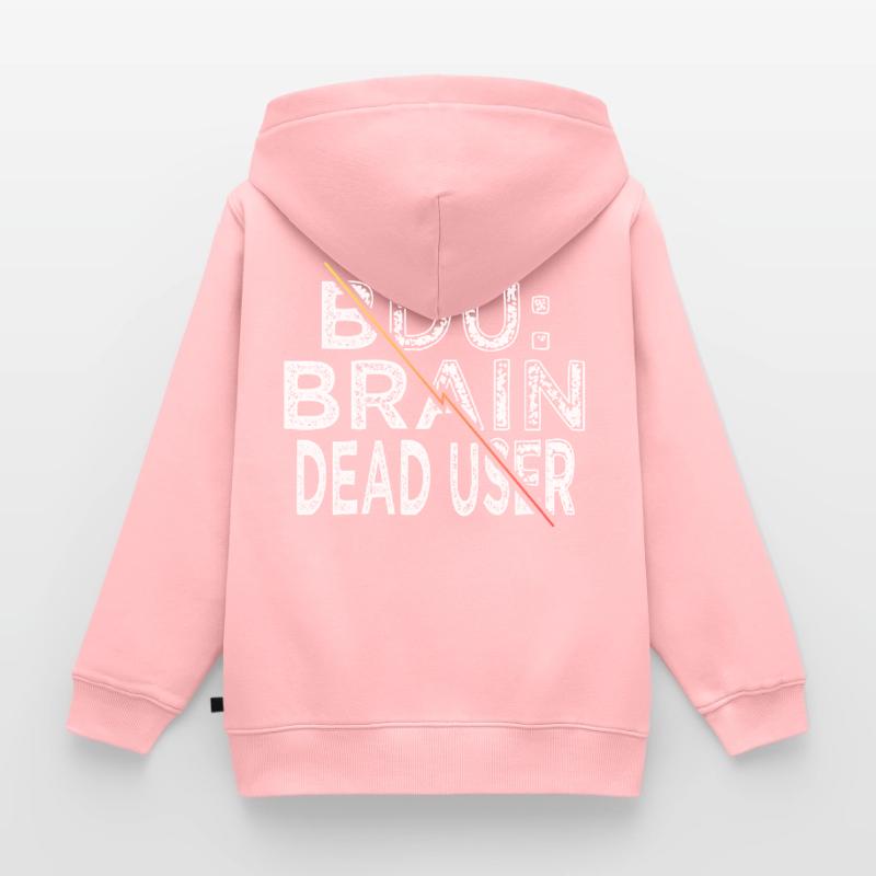 quote computer science analyst hacking coder Kinder Premium Organic Zip Hoodie