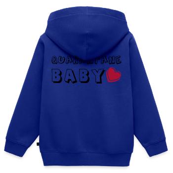 Triathlon Swim Bike Run Marathon - Kinder Premium Organic Zip Hoodie - Royalblau - Hinten - AI Model Kid Male (0cm)