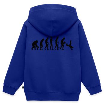 Breakdance Geschenk Tanzen Tänzer Tanzsport - Kinder Premium Organic Zip Hoodie - Royalblau - Hinten - AI Model Kid Male (0cm)