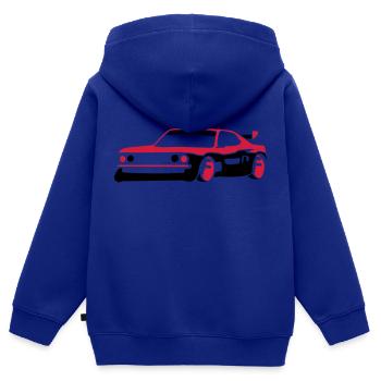 Rennauto Sportwagen Tuning Car - Kinder Premium Organic Zip Hoodie - Royalblau - Hinten - AI Model Kid Male (0cm)