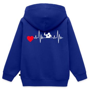 Dirigenten Dirigent Musik Dirigieren Geschenk - Kinder Premium Organic Zip Hoodie - Royalblau - Hinten - AI Model Kid Male (0cm)