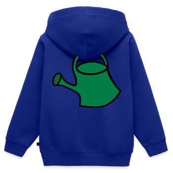 Gießkanne - V2 - Kinder Premium Organic Zip Hoodie - Royalblau - Hinten - AI Model Kid Male (0cm)