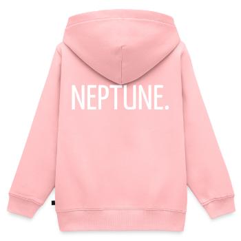 Neptune. - Sweat Premium à capuche zippé enfant bio - rose - Dos - AI Model Kid Female (0cm)