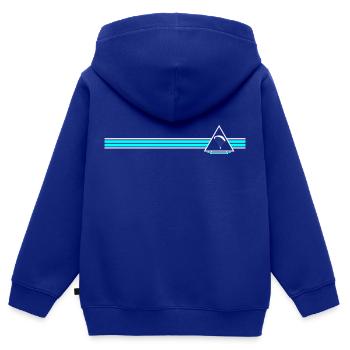 Paragliding - Kinder Premium Organic Zip Hoodie - Royalblau - Hinten - AI Model Kid Male (0cm)