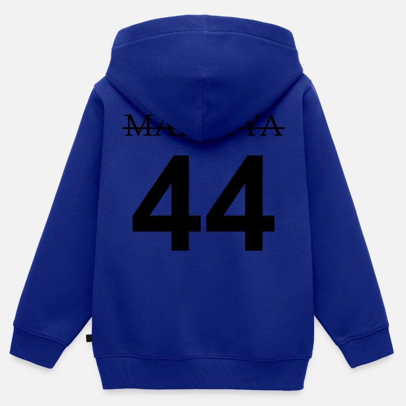 MALATYA 44 - Sweat Premium à capuche zippé enfant bio - bleu roi