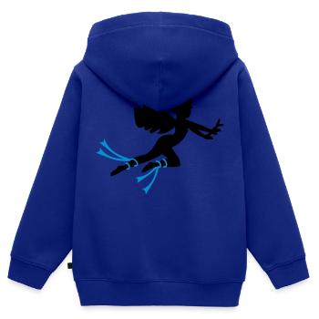 Fee griechischen Mythen - Kinder Premium Organic Zip Hoodie - Royalblau - Hinten - AI Model Kid Male (0cm)