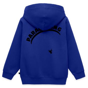 Paragliding - Kinder Premium Organic Zip Hoodie - Royalblau - Hinten - AI Model Kid Male (0cm)