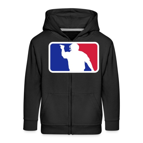 Baseball Umpire Logo - Kids' Premium Hooded Jacket